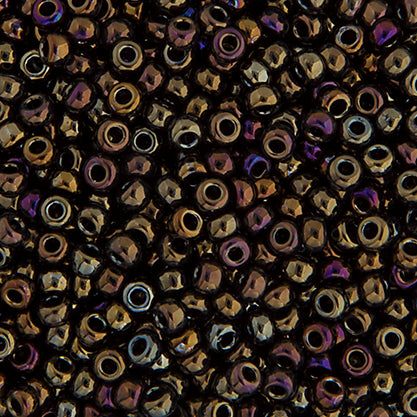 Miyuki Seed Beads 11/0 Brown Opaque Iris