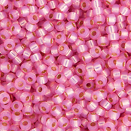 Miyuki Seed Beads 11/0 Light Rose Silver Lined Opal Alabaster