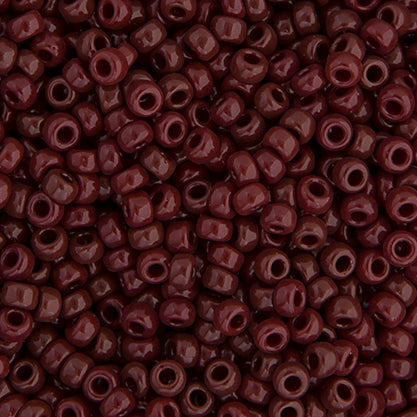 Miyuki Seed Beads 6/0 Chocolate Brown Opaque