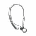 925 Sterling Silver Lever Back Earring Hook, 16x9mm / Pair