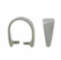 925 Sterling Silver Smooth Plain bail, 8mm