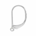 925 Sterling Silver Lever Back Earring Hook, 17x10mm / Pair