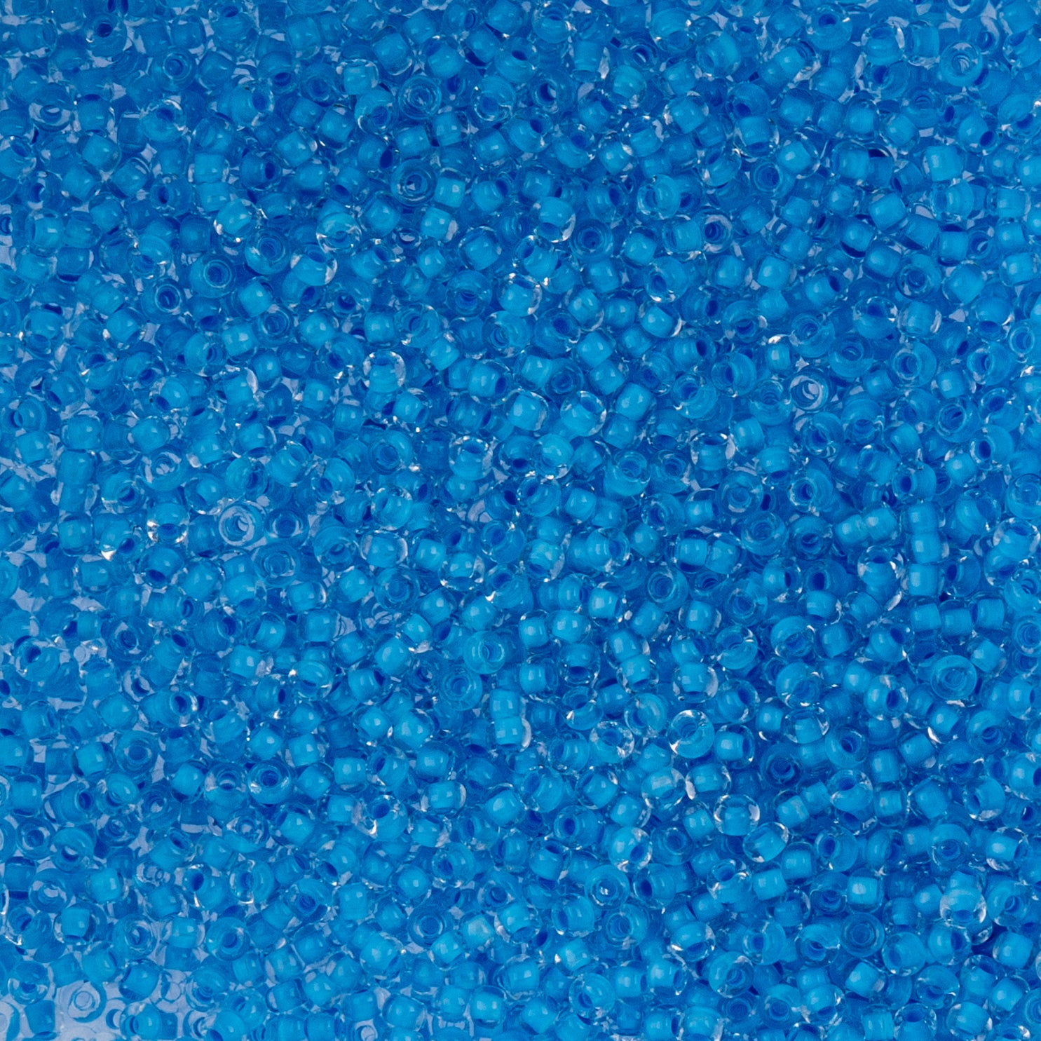 Czech Seed Beads apx. 22g Vial 10/0 C/L Blue Turquoise Terra Color