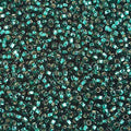 Czech Seed Beads 10/0 S/L Teal Green 250g Bag