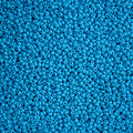 Czech Seed Beads 10/0 PermaLux Dyed Chalk Dark Turquoise Matte 22g Vial