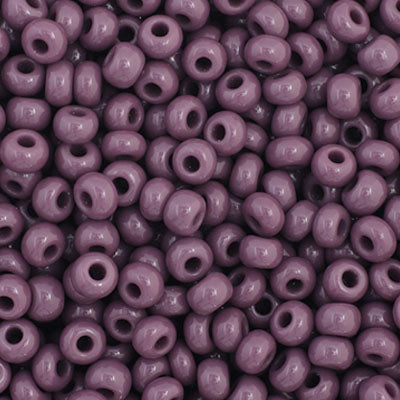 Czech Seed Bead 11/0 Vial Opaque Dark Mauve