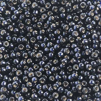 Miyuki Seed Bead 15/0 apx 22g Duracoat Indigo Navy Blue S/L