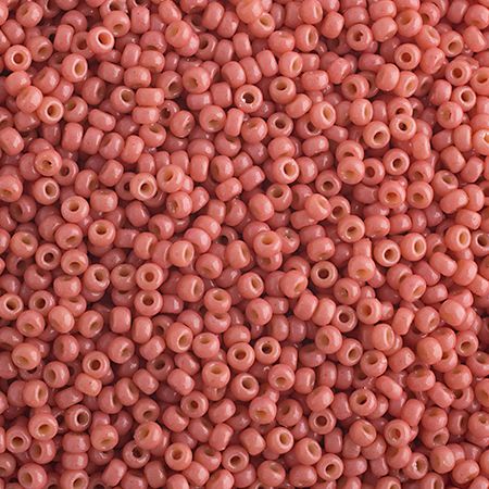 Miyuki Seed Bead 15/0 apx.22g Dark Salmon Pink Opaque Duracoat