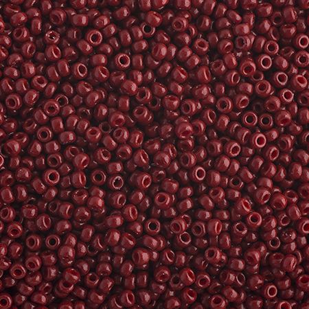 Miyuki Seed Bead 15/0 apx.22g Light Maroon Opaque Duracoat
