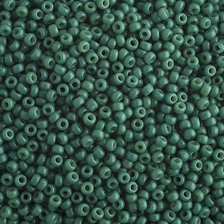 Miyuki Seed Bead 15/0 apx.22g Spanish Palms Green Opa.Duracoat