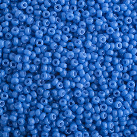 Miyuki Seed Bead 15/0 apx.22g Cornflower Blue Opaque Duracoat
