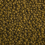 Miyuki Seed Bead 15/0 apx.22g Green Olive Opaque Duracoat