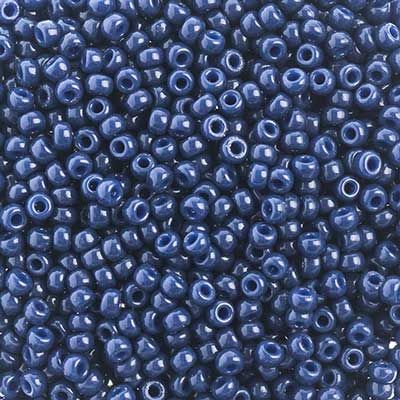 Miyuki Seed Bead 15/0 apx 22g Duracoat Navy Blue Dyed