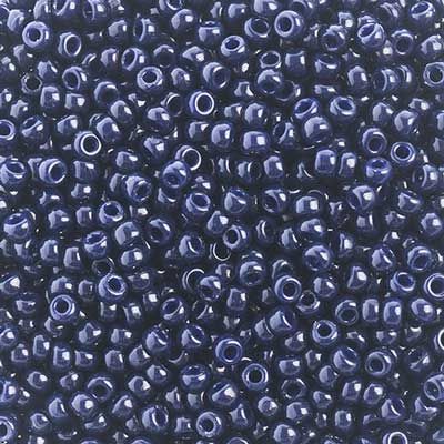 Miyuki Seed Bead 15/0 apx 22g Duracoat Indigo Navy Blue Dyed