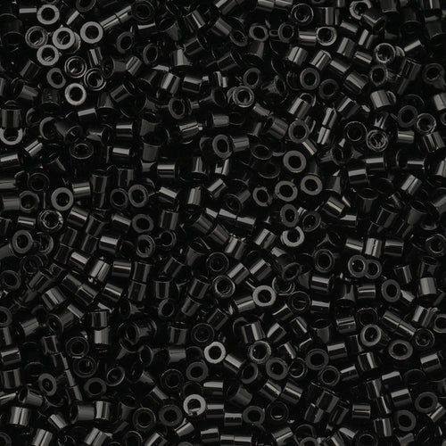 Cylin Bead 11/0 25g Bag Opaque Black