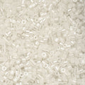 Cylin Bead 11/0 25g Bag White AB Lined