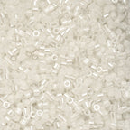 Cylin Bead 11/0 25g Bag White AB Lined