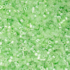 Cylin Bead 11/0 25g Bag Light Crystal Green Ceylon
