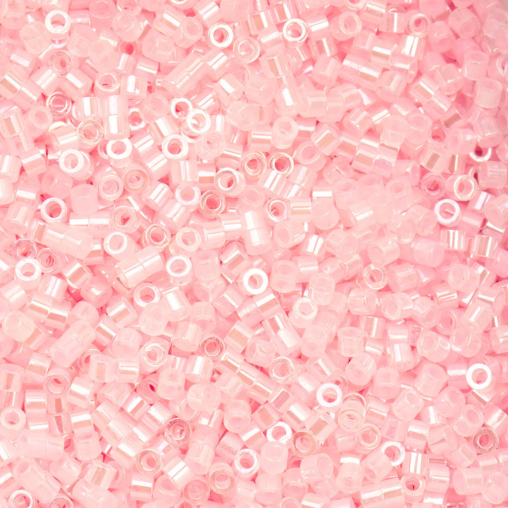 Cylin Bead 11/0 25g Bag Light Crystal Pink Ceylon