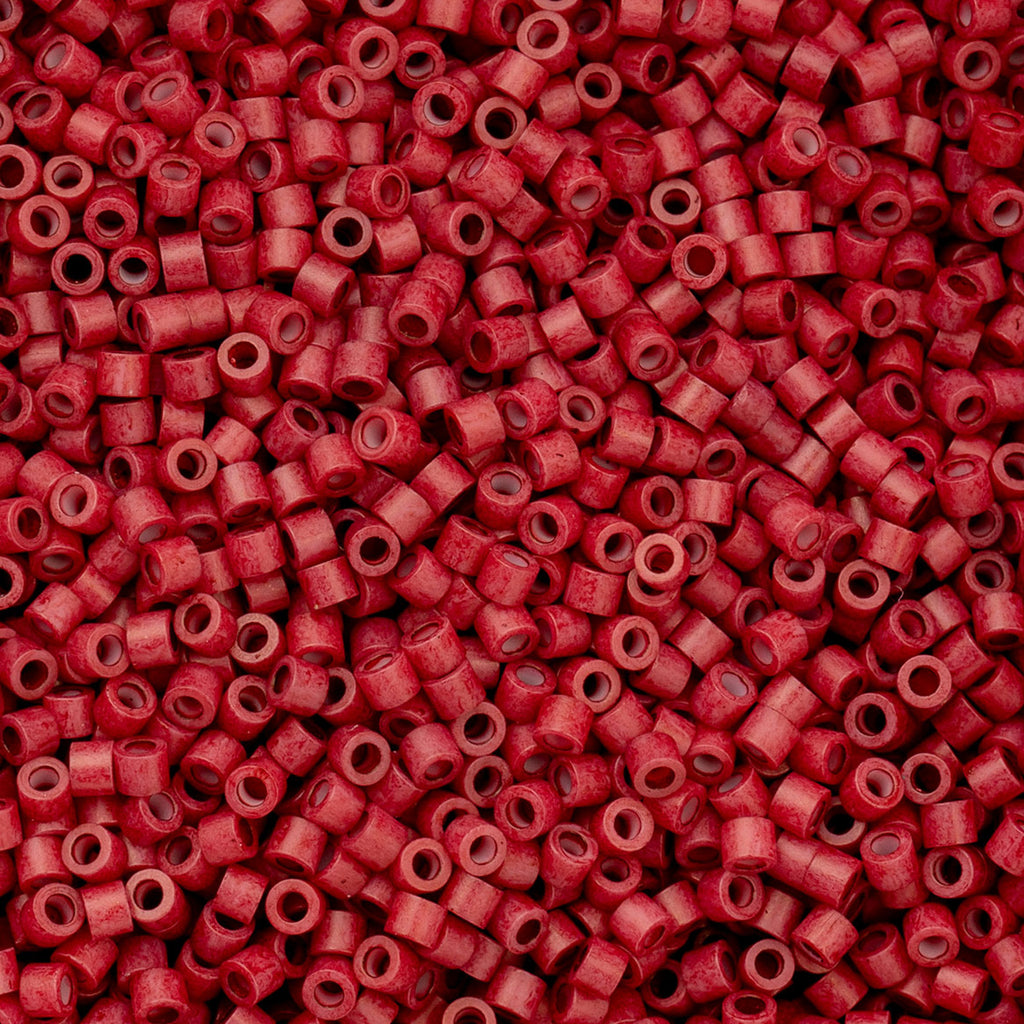 Cylin Bead 11/0 25g Bag Opaque Red Matte