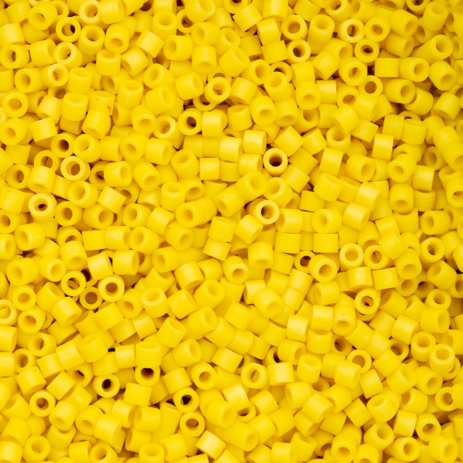 Cylin Bead 11/0 25g Bag Opaque Yellow Matte