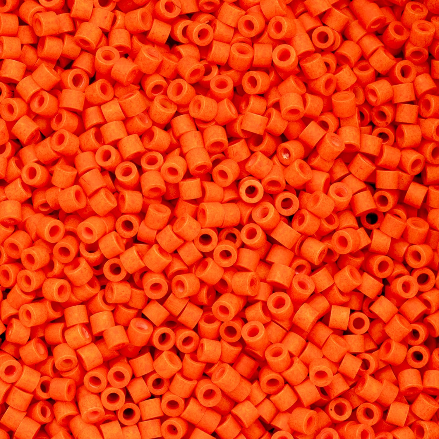 Cylin Bead 11/0 25g Bag Opaque Orange Matte