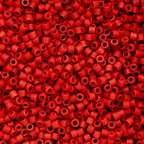 Cylin Bead 11/0 25g Bag Red Matte