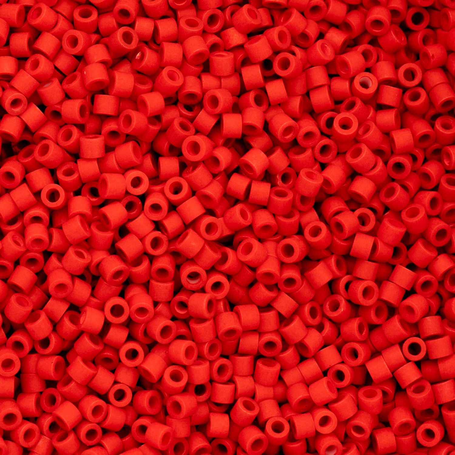 Cylin Bead 11/0 25g Bag Red Vermillion Matte
