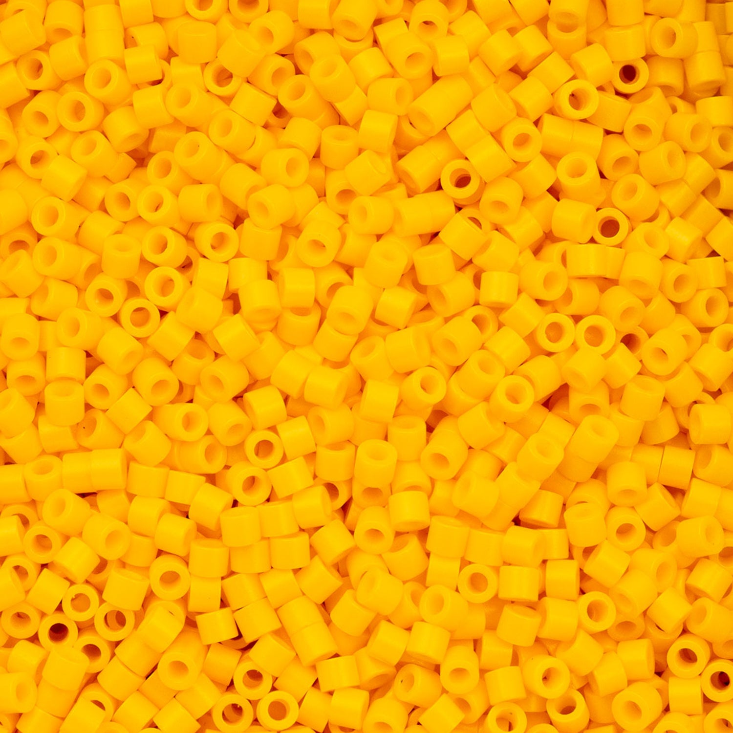 Cylin Bead 11/0 25g Bag Opaque Yellow Zest