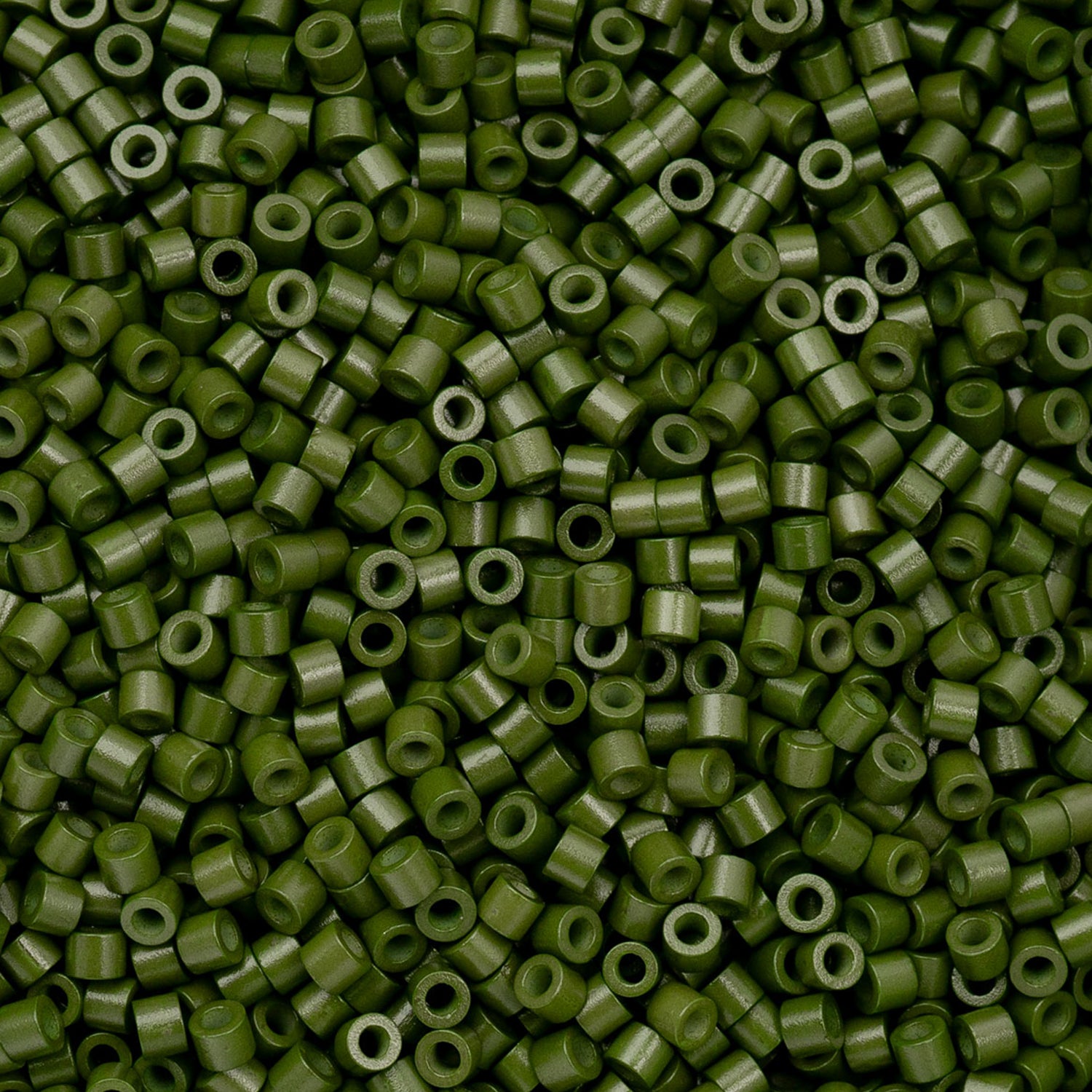 Cylin Bead 11/0 25g Bag Opaque Green Avocado