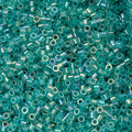 Cylin Bead 11/0 25g Bag Transparent Teal Caribbean AB