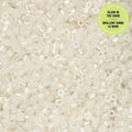 Cylin Bead 11/0 25g Bag Glow in Dark AB - White to Turquoise