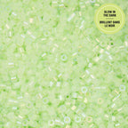 Cylin Bead 11/0 25g Bag Glow in Dark AB - Light Green