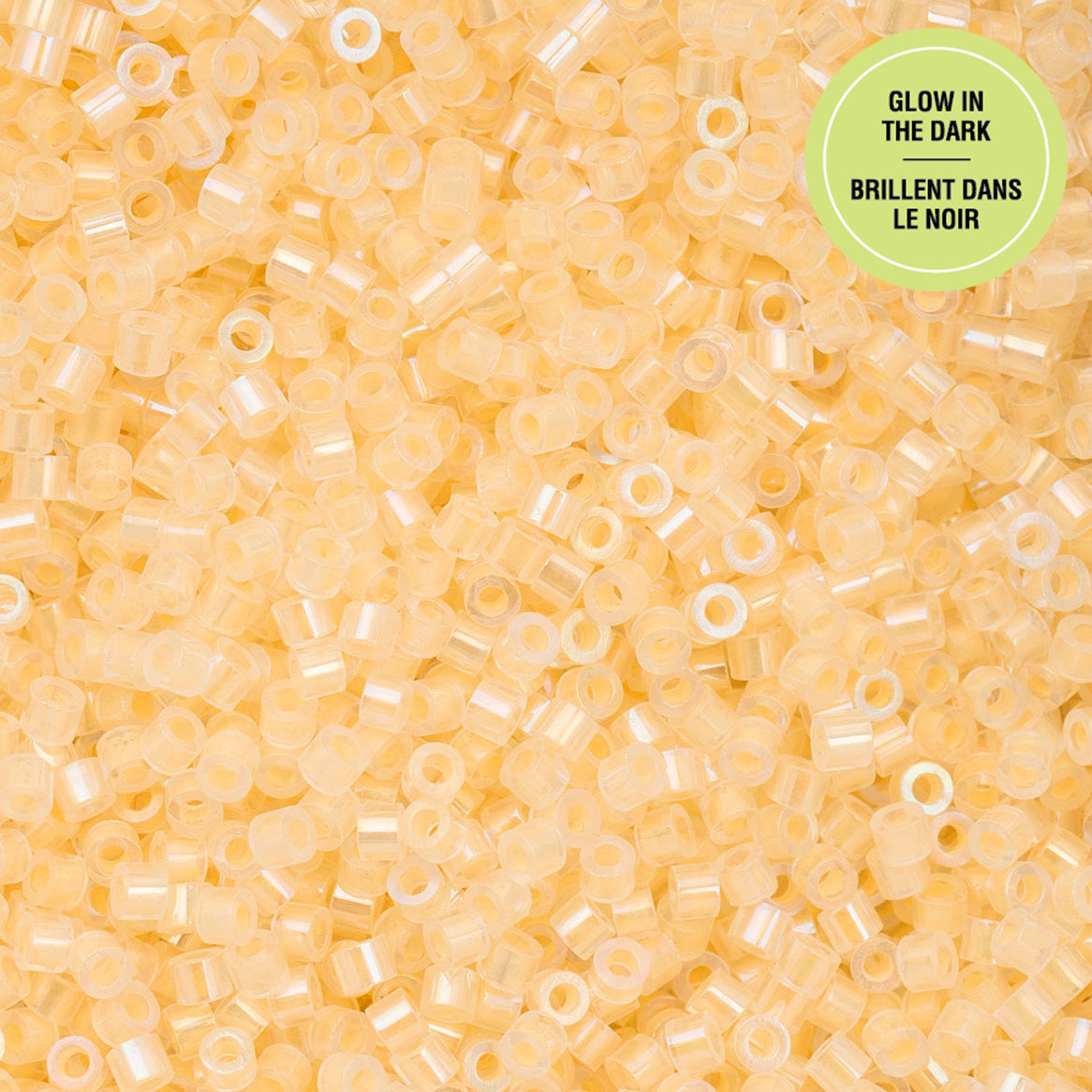 Cylin Bead 11/0 25g Bag Glow in Dark AB - Light Yellow
