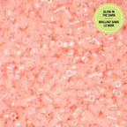 Cylin Bead 11/0 25g Bag Glow in Dark AB - Coral