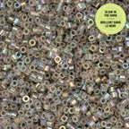 Cylin Bead 11/0 25g Bag Glow in Dark AB - Grey