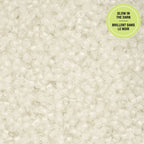 Cylin Bead 11/0 25g Bag Glow in Dark - White to Green