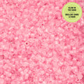 Cylin Bead 11/0 25g Bag Glow in Dark - Pink