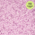Cylin Bead 11/0 25g Bag Glow in Dark - Violet
