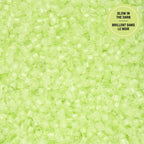 Cylin Bead 11/0 25g Bag Glow in Dark - Light Green