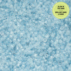 Cylin Bead 11/0 25g Bag Glow in Dark - Blue