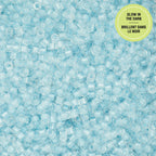 Cylin Bead 11/0 25g Bag Glow in Dark - Sky