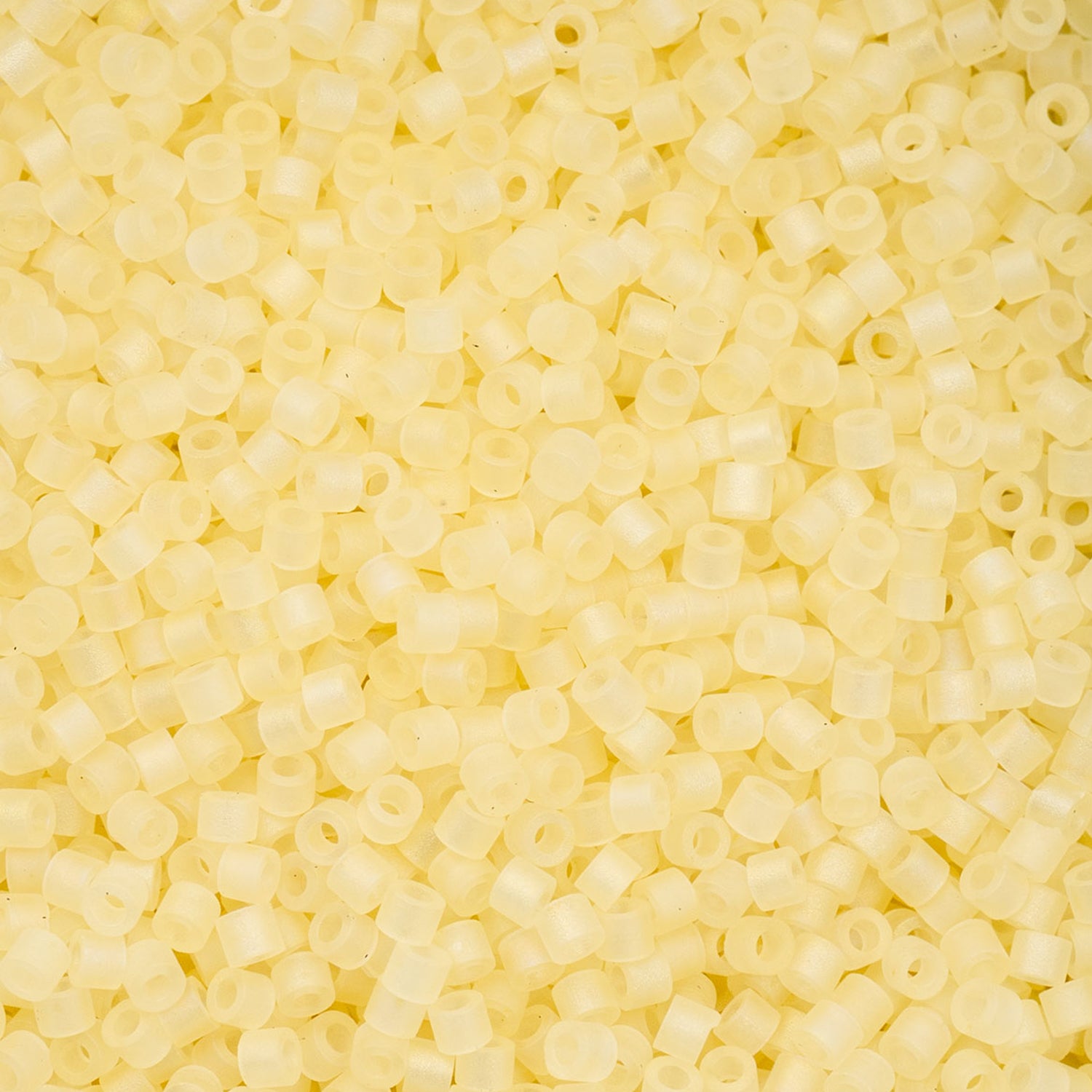 Cylin Bead 11/0 25g Bag Matte Macaron AB - Yellow