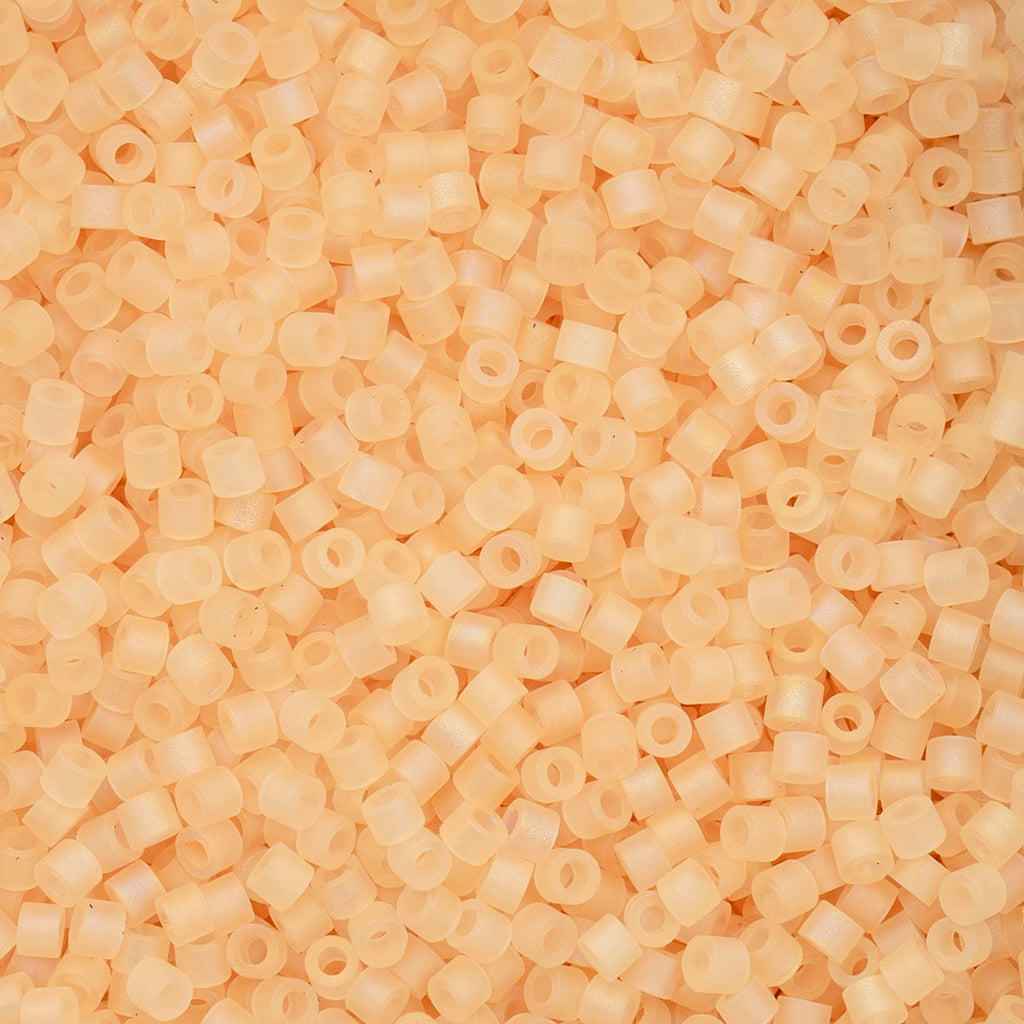 Cylin Bead 11/0 25g Bag Matte Macaron AB - Light Orange