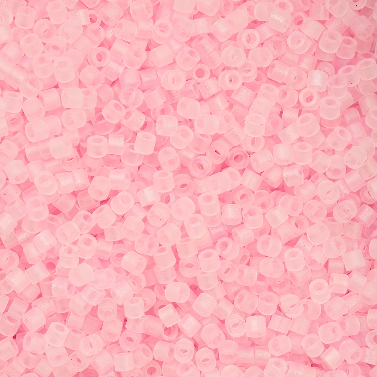 Cylin Bead 11/0 25g Bag Matte Macaron AB - Pink