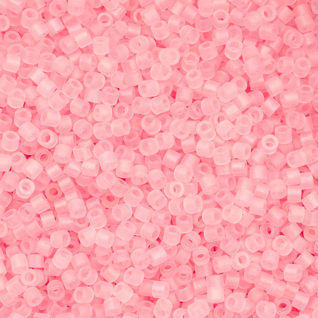 Cylin Bead 11/0 25g Bag Matte Macaron AB - Coral Pink