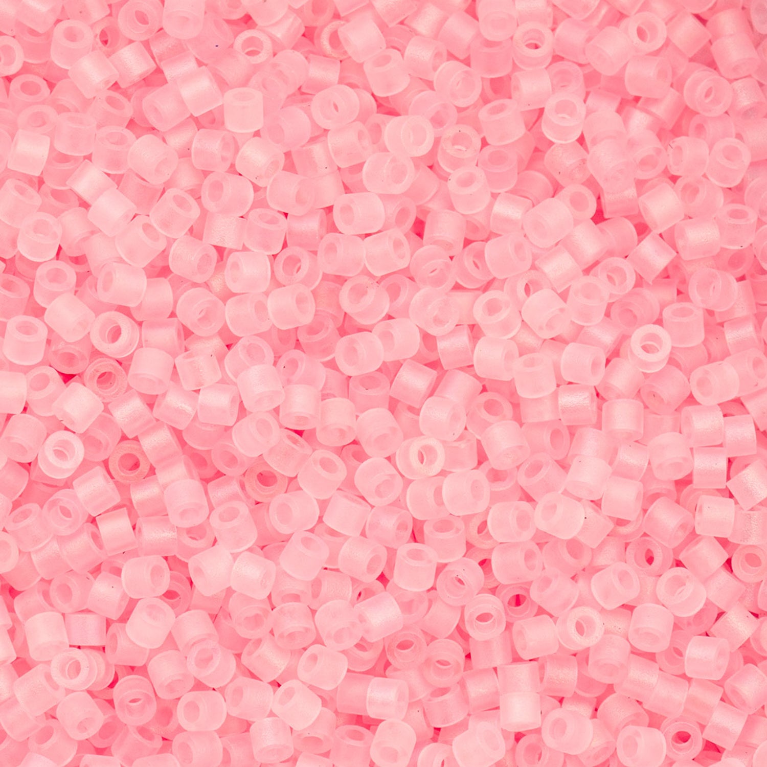 Cylin Bead 11/0 25g Bag Matte Macaron AB - Coral Pink