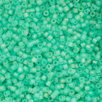 Cylin Bead 11/0 25g Bag Matte Macaron AB - Green Turquoise