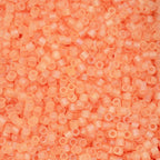 Cylin Bead 11/0 25g Bag Matte Macaron AB - Tangerine