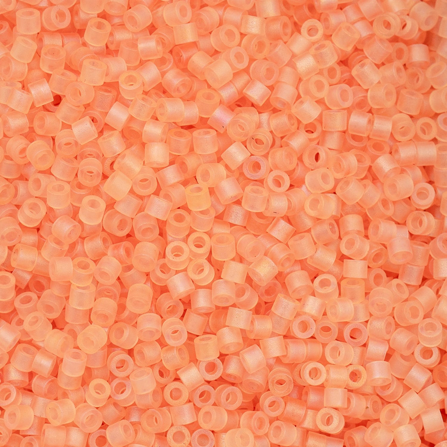 Cylin Bead 11/0 25g Bag Matte Macaron AB - Tangerine